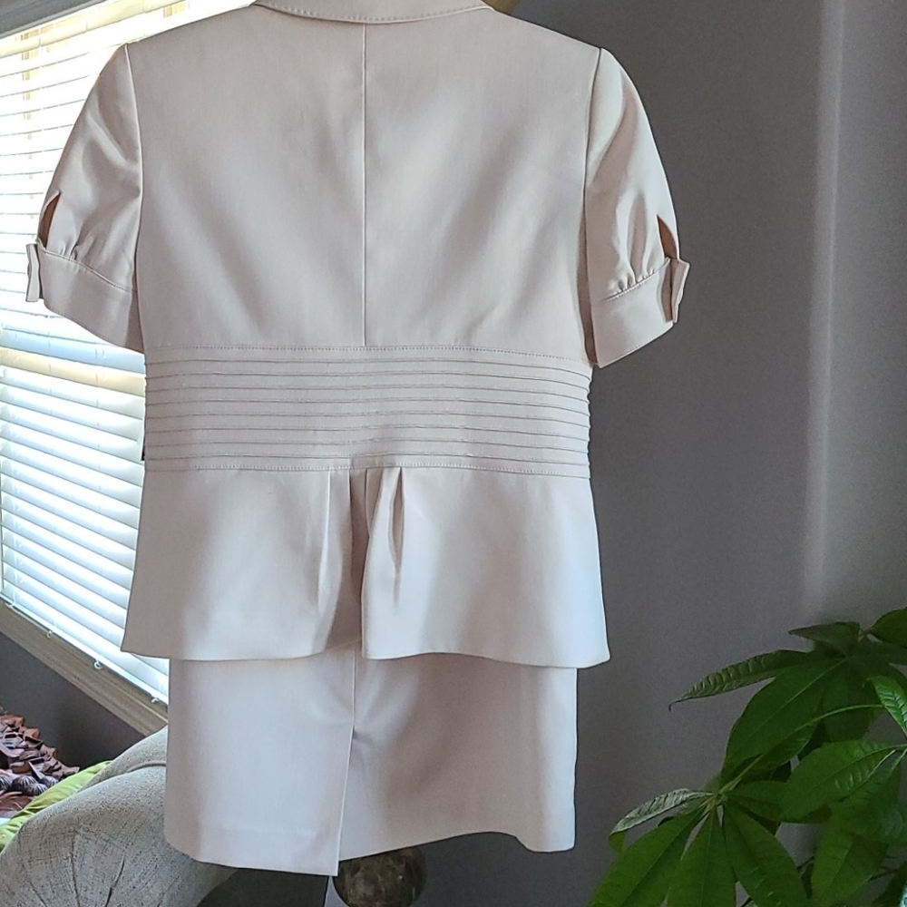 Anne Klein Executive Collection 2pc Short Sleeve & Skirt Set - Picture 4 of 13